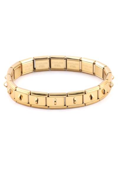 Çelik İtalyan Charm Bileklik Gold