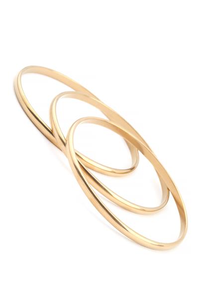 Çelik Bileklik Gold 65mm