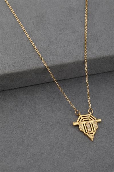 Çelik Kolye GOLD 45cm