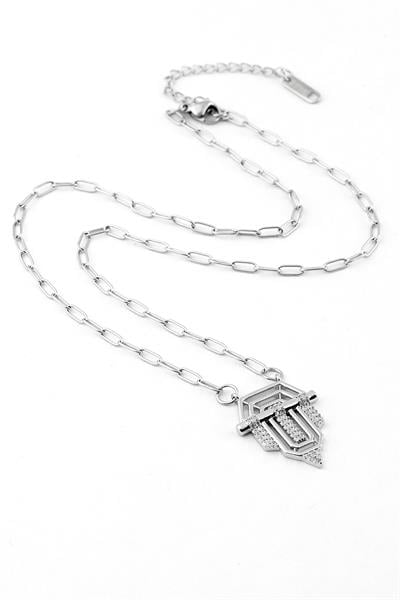 Çelik Kolye SILVER 45cm