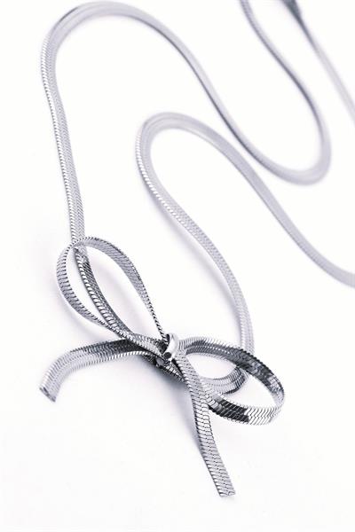 Çelik Kolye 45cm Silver