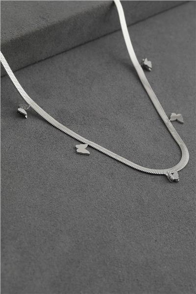Çelik Kolye SILVER 45 cm