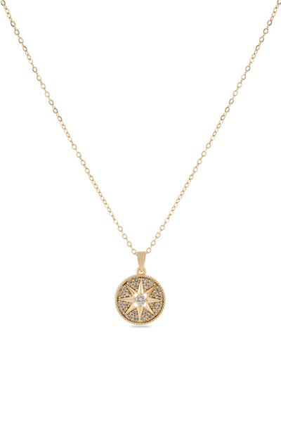 Çelik Kolye GOLD 45 cm