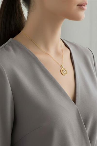 Çelik Kolye GOLD 45 cm