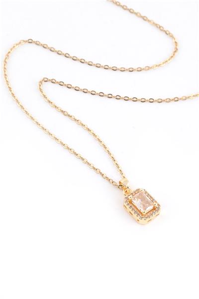 Çelik Kolye Gold 45cm