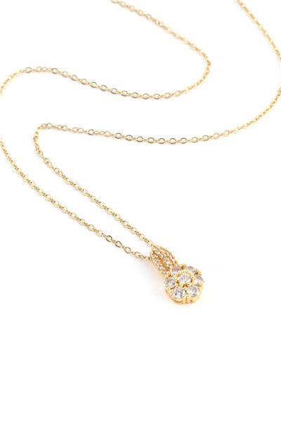 Çelik Kolye Gold 45cm