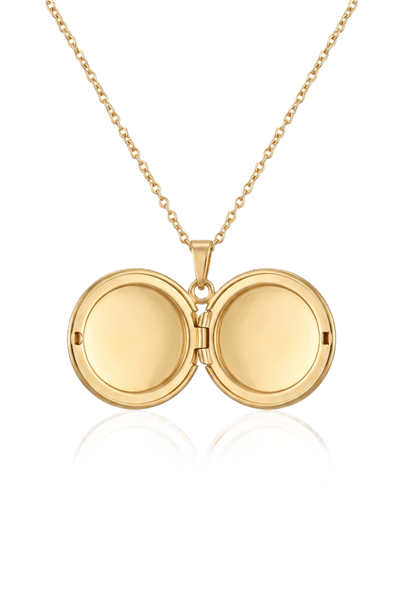 Çelik Kolye GOLD 45cm