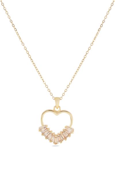 Çelik Kolye Gold 45cm