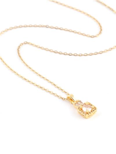 Çelik Kolye Gold 45cm