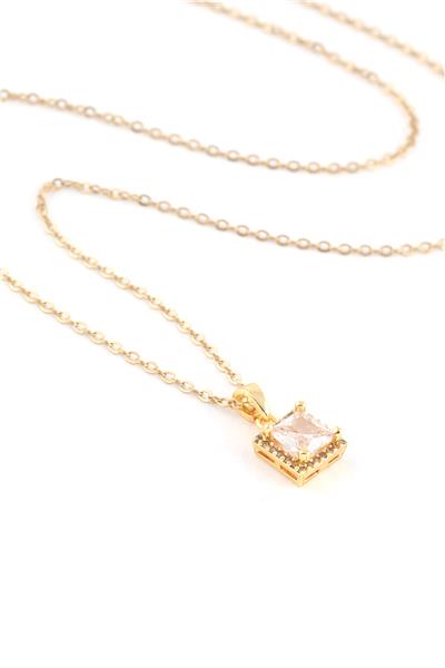 Çelik Kolye Gold 45cm