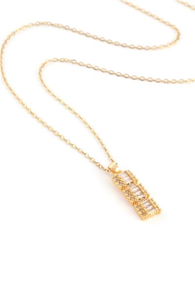 Çelik Kolye Gold 45cm