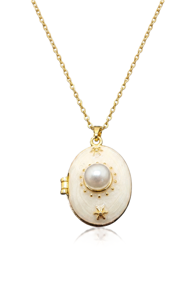 Çelik Kolye GOLD 45cm