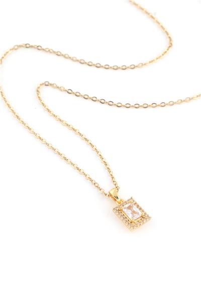 Çelik Kolye Gold 45cm