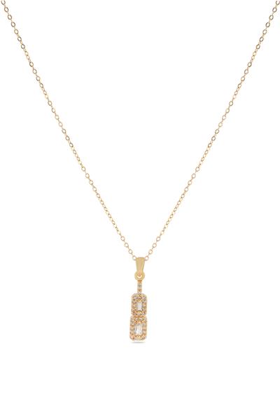 Çelik Kolye Gold 45cm