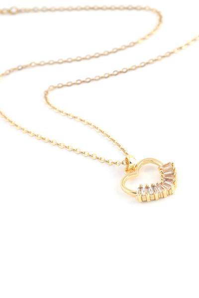 Çelik Kolye Gold 45cm