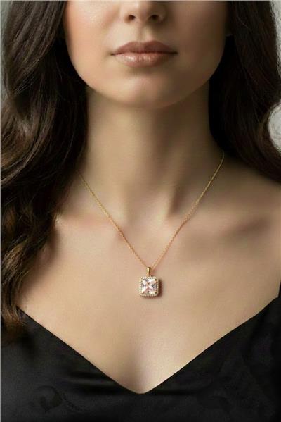 Çelik Kolye Gold 45cm