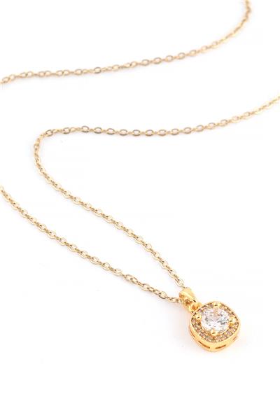 Çelik Kolye Gold 45cm