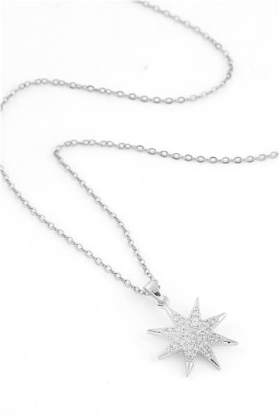 Çelik Kolye Silver 45cm