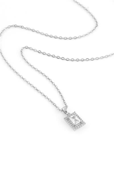 Çelik Kolye Silver 45cm