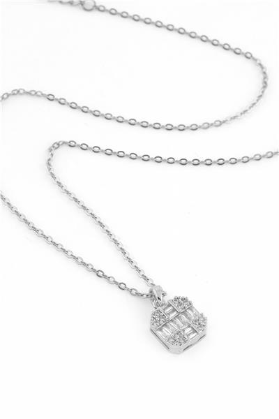 Çelik Kolye Silver 45cm