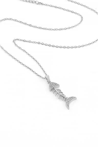 Çelik Kolye Silver 45cm