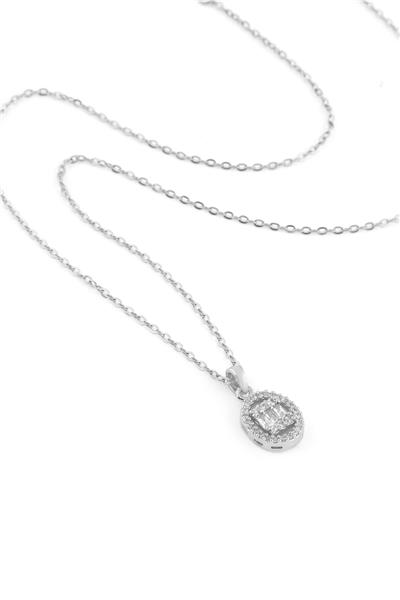 Çelik Kolye Silver 45cm