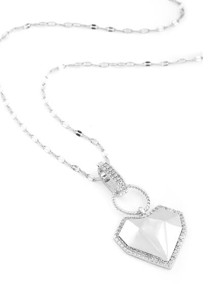 Çelik Kolye Silver 45cm