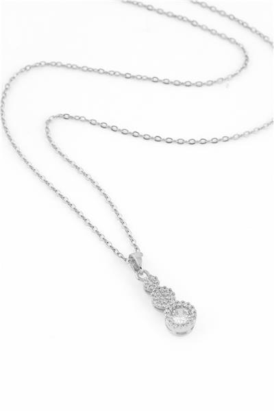 Çelik Kolye Silver 45cm
