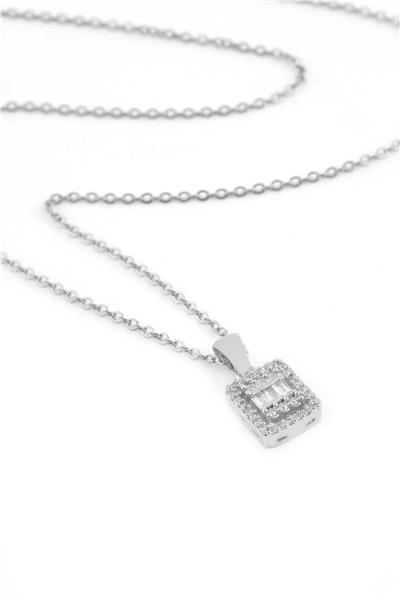 Çelik Kolye Silver 45cm