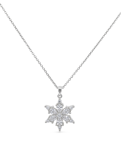 Çelik Lotus Çiçeği Kolye SILVER 45cm