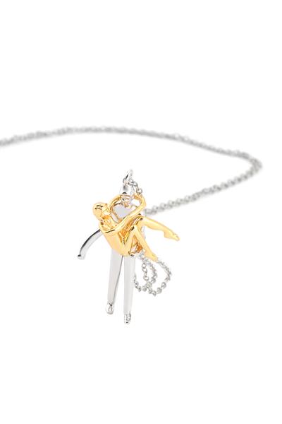 Çelik Sevgili Kolye Silver 45 cm