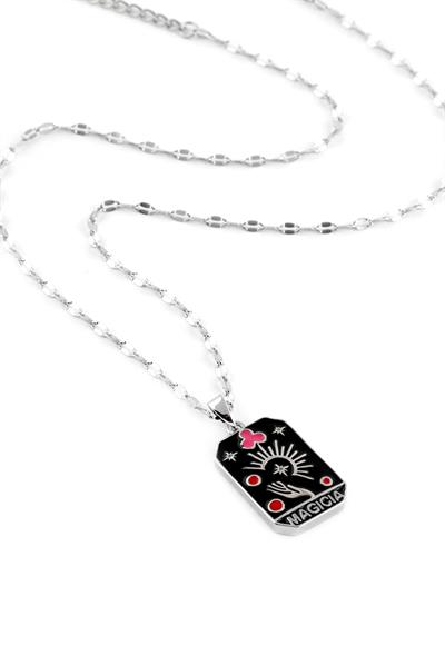 Çelik Tarot Kolye 45cm
