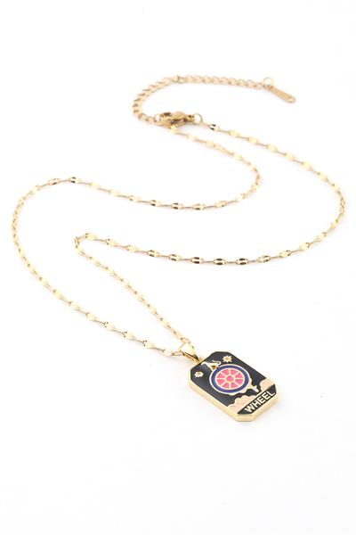 Çelik Tarot Kolye 45cm