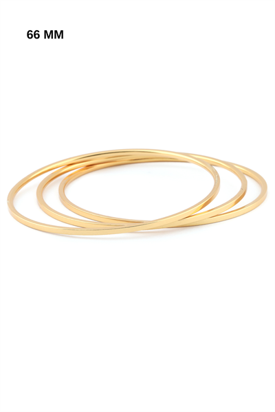 Çelik Üçlü Ajda Bileklik GOLD