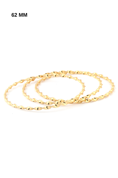 Çelik Üçlü Ajda Bileklik GOLD