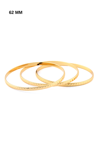 Çelik Üçlü Ajda Bileklik GOLD