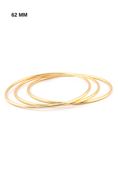 Çelik Üçlü Ajda Bileklik GOLD
