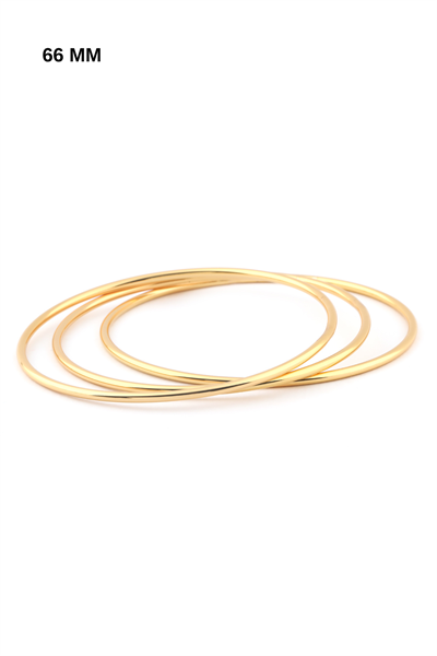 Çelik Üçlü Ajda Bileklik GOLD