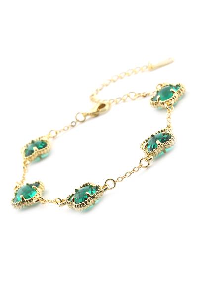 Çelik Yonca Bileklik GOLD