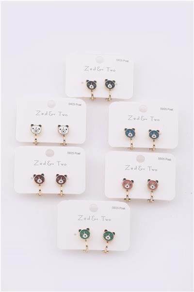 Çocuk Sıkıştırma Küpe 12li