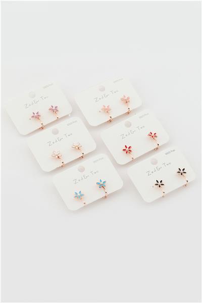 Çocuk Sıkıştırma Küpe 12li