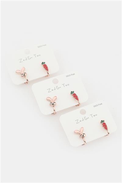 Çocuk Sıkıştırma Küpe 12li