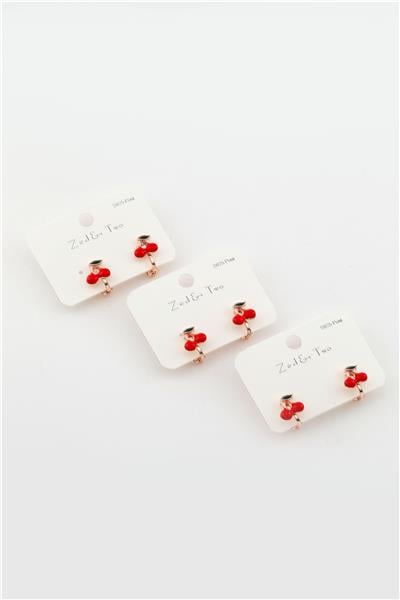 Çocuk Sıkıştırma Küpe 12li