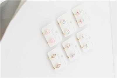 Çocuk Sıkıştırma Küpe 12li