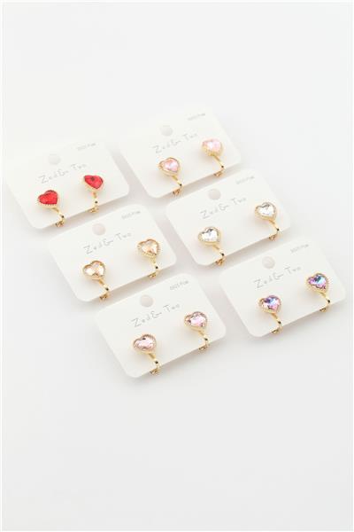 Çocuk Sıkıştırma Küpe 12li