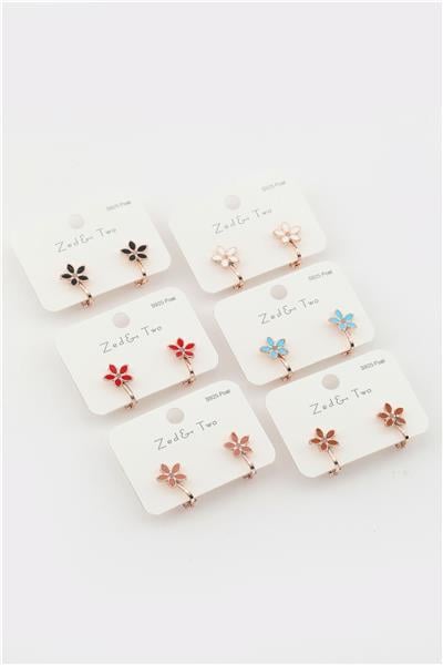 Çocuk Sıkıştırma Küpe 12li