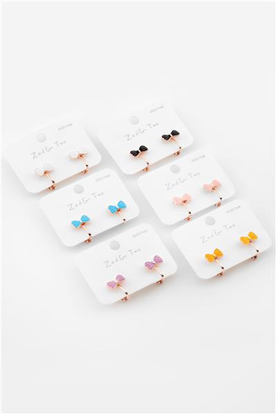 Çocuk Sıkıştırma Küpe 12li