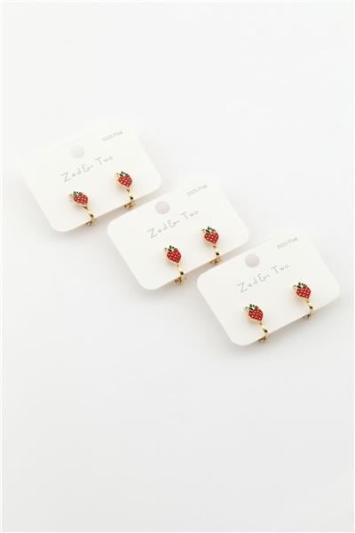 Çocuk Sıkıştırma Küpe 12li