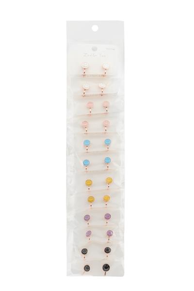 Çocuk Sıkıştırma Küpe 12li