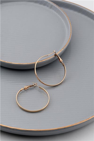 Halka Küpe Gold